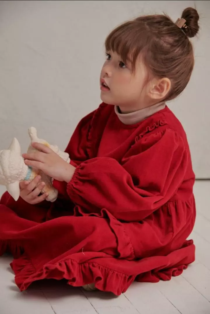 Mumunbaba - Korean Children Fashion - #kidsstore - Cancan Rib One-piece - 10