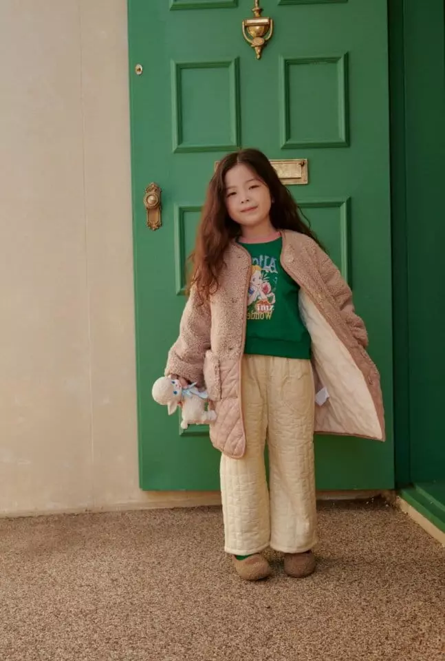 Mumunbaba - Korean Children Fashion - #kidsshorts - Heeart Mink Pants - 4