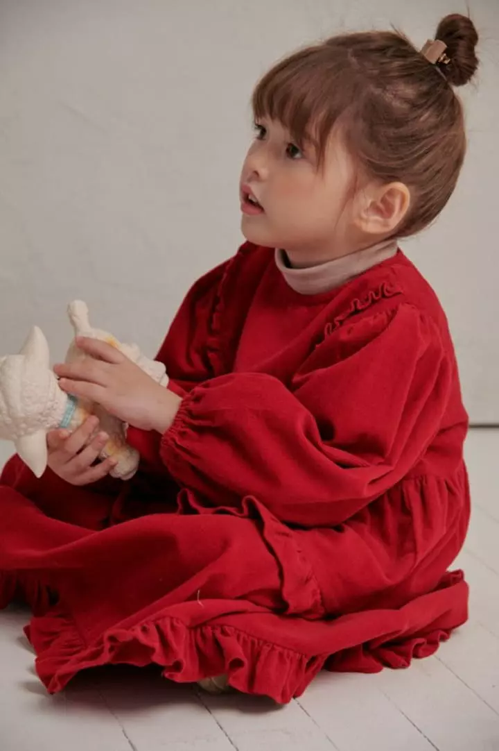 Mumunbaba - Korean Children Fashion - #kidzfashiontrend - Cancan Rib One-piece - 11