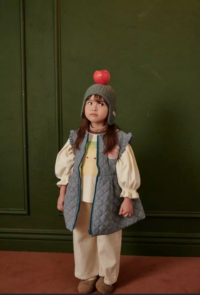 Mumunbaba - Korean Children Fashion - #littlefashionista - Mini Check Vest