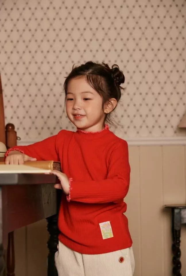 Mumunbaba - Korean Children Fashion - #littlefashionista - Rib Tee - 2