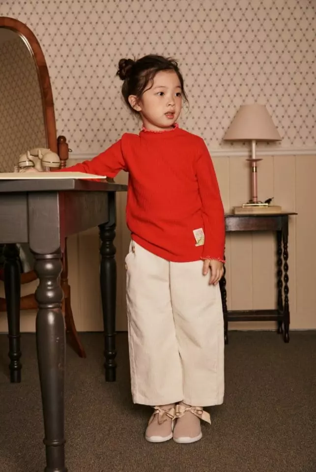 Mumunbaba - Korean Children Fashion - #magicofchildhood - Rib Tee - 3