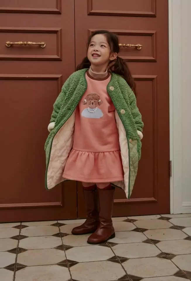 Mumunbaba - Korean Children Fashion - #magicofchildhood - Pearl Poodle One-piece - 6