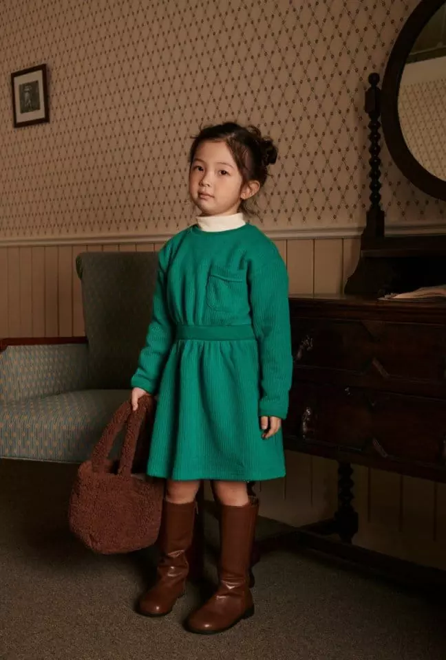 Mumunbaba - Korean Children Fashion - #magicofchildhood - Knit One-piece - 5