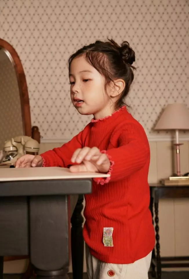 Mumunbaba - Korean Children Fashion - #magicofchildhood - Rib Tee - 4