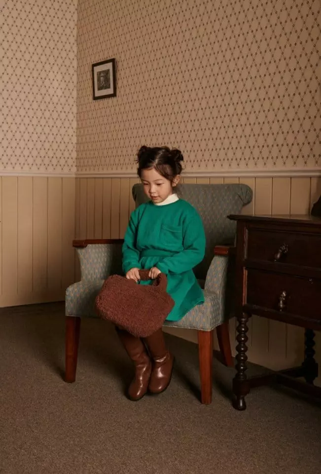 Mumunbaba - Korean Children Fashion - #minifashionista - Knit One-piece - 6