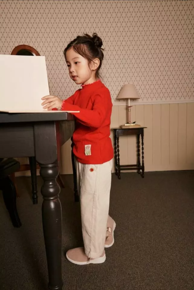 Mumunbaba - Korean Children Fashion - #prettylittlegirls - Rib Tee - 5