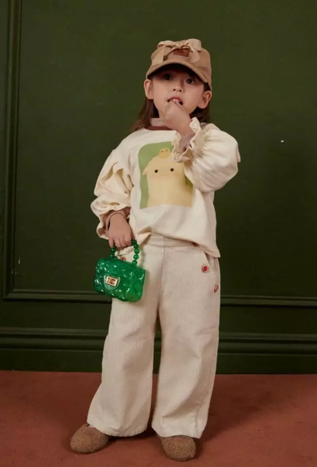 Mumunbaba - Korean Children Fashion - #prettylittlegirls - Button Rib Pants - 9