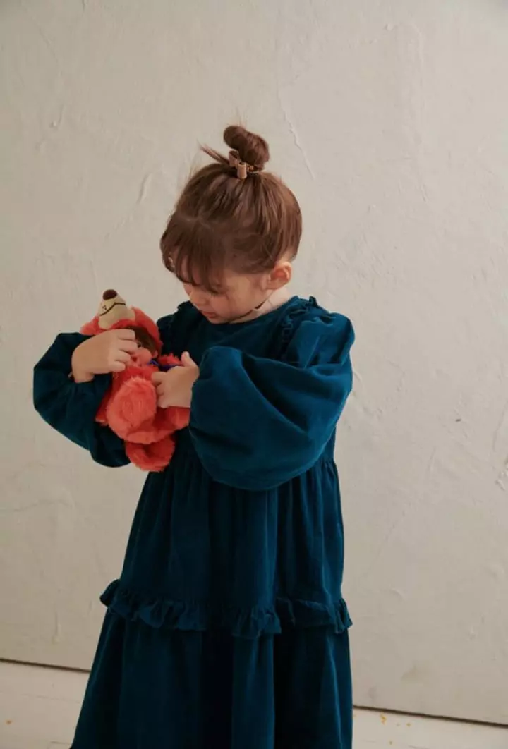 Mumunbaba - Korean Children Fashion - #stylishchildhood - Cancan Rib One-piece - 3
