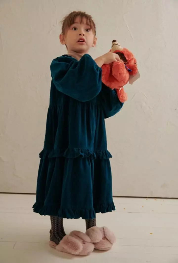 Mumunbaba - Korean Children Fashion - #todddlerfashion - Cancan Rib One-piece