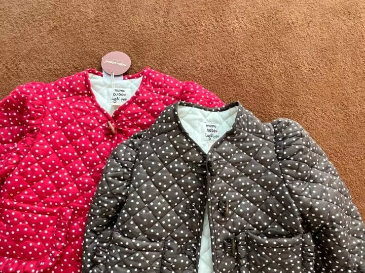 Mumunbaba - Korean Children Fashion - #toddlerclothing - Bonbon Quilting Jacket - 7