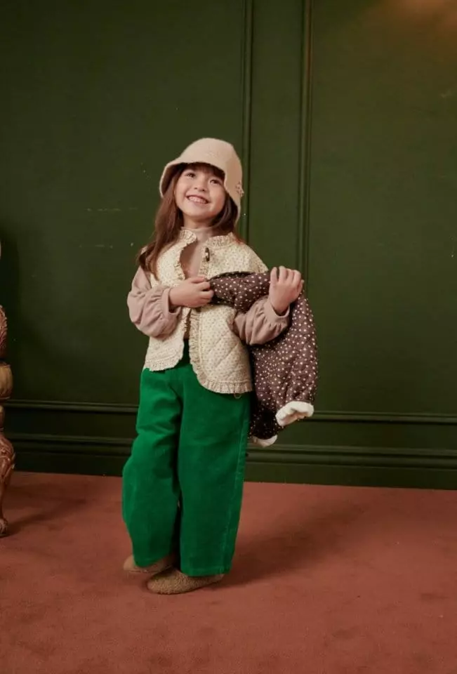 Mumunbaba - Korean Children Fashion - #todddlerfashion - Button Rib Pants - 4