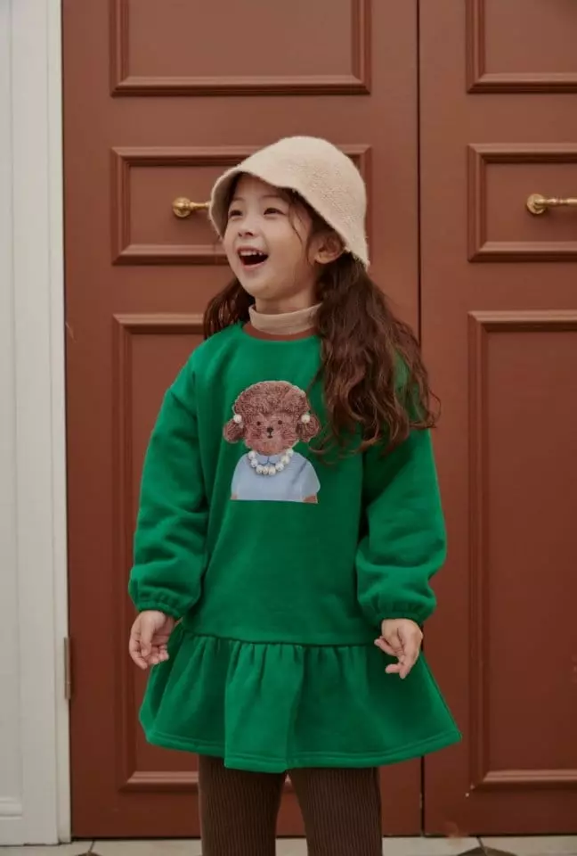 Mumunbaba - Korean Children Fashion - #toddlerclothing - Pearl Poodle One-piece - 10
