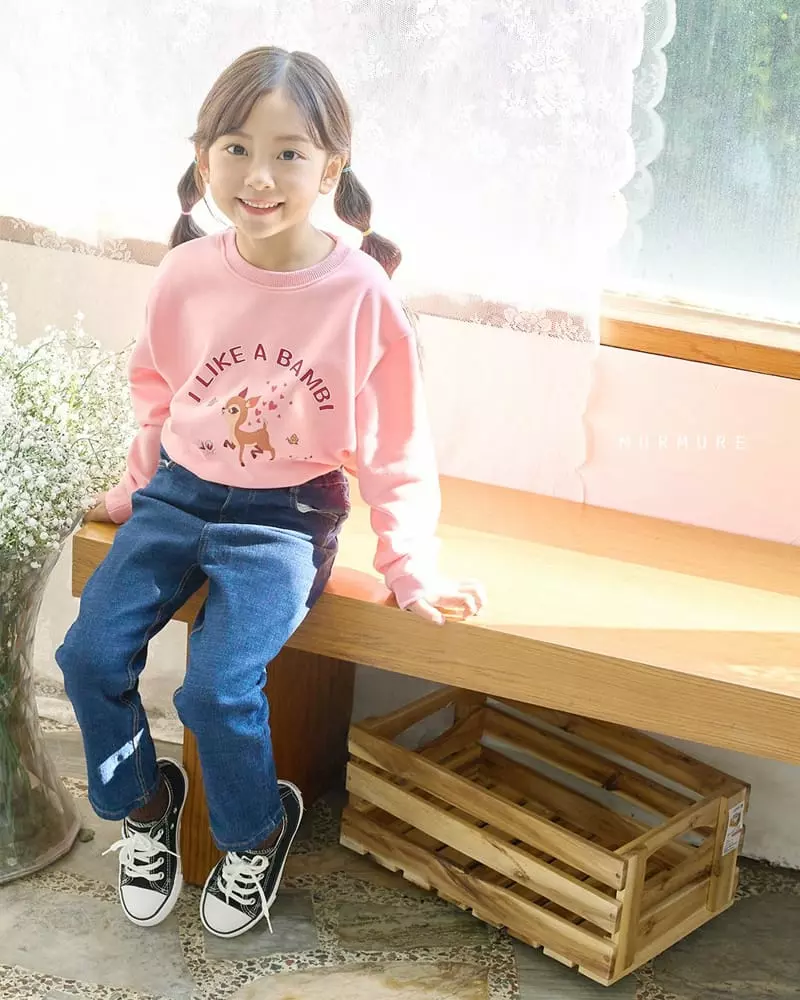 Murmure - Korean Children Fashion - #Kfashion4kids - Fleece Slim Jeans - 9