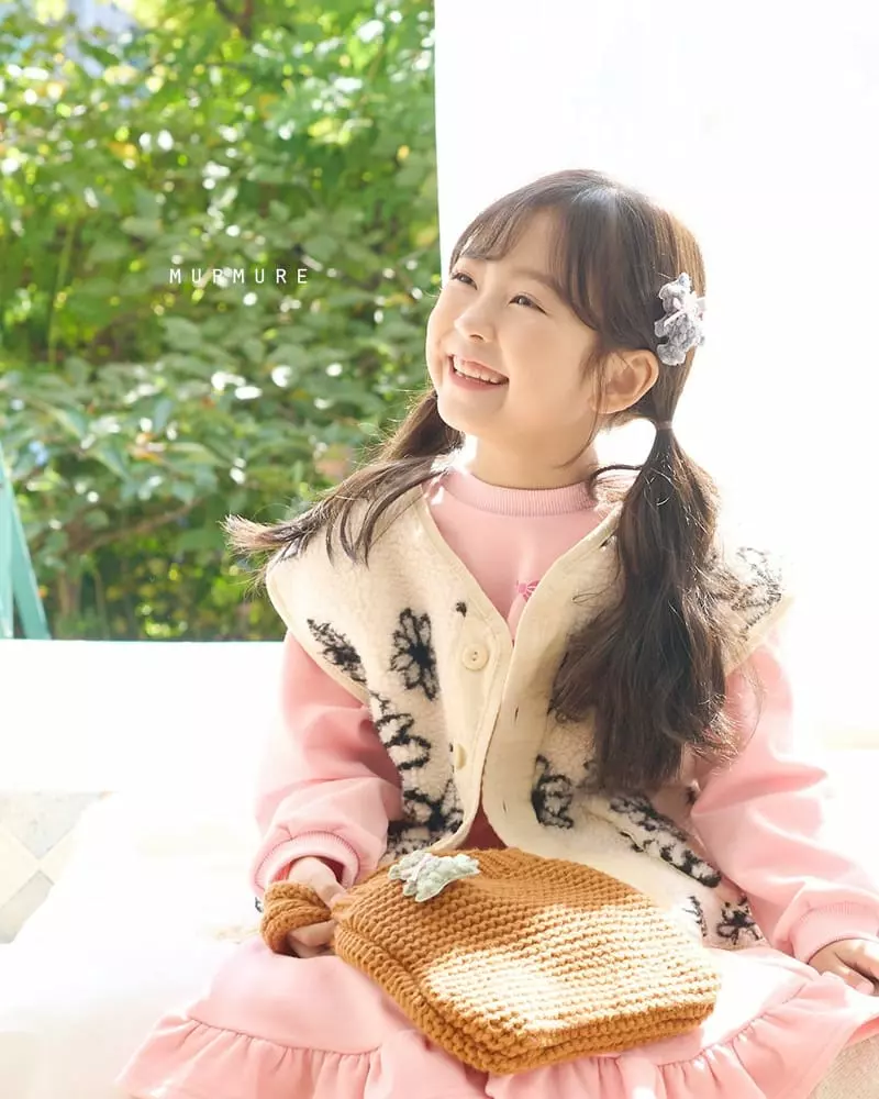 Murmure - Korean Children Fashion - #childofig - Flower Reversible Vest - 7