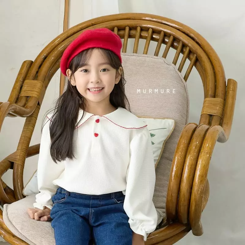 Murmure - Korean Children Fashion - #childofig - Mabel Collar Tee - 6