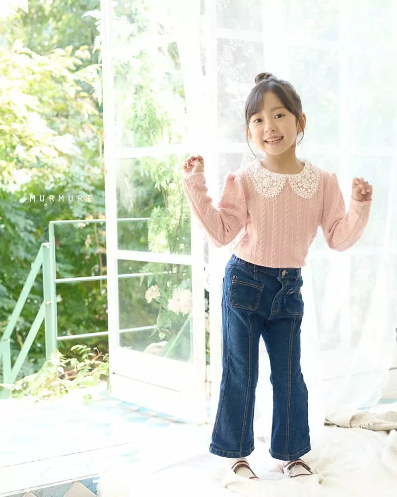 Murmure - Korean Children Fashion - #childofig - Mone Jacquard Tee - 5