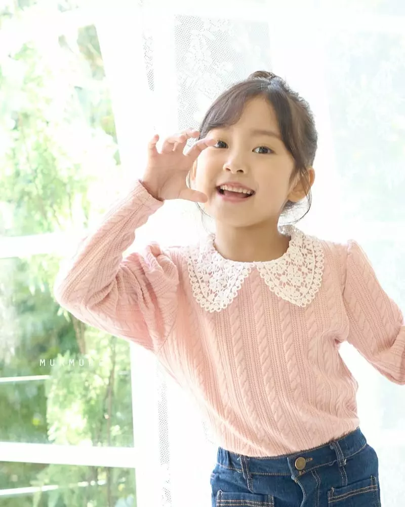 Murmure - Korean Children Fashion - #childofig - Mone Jacquard Tee - 6