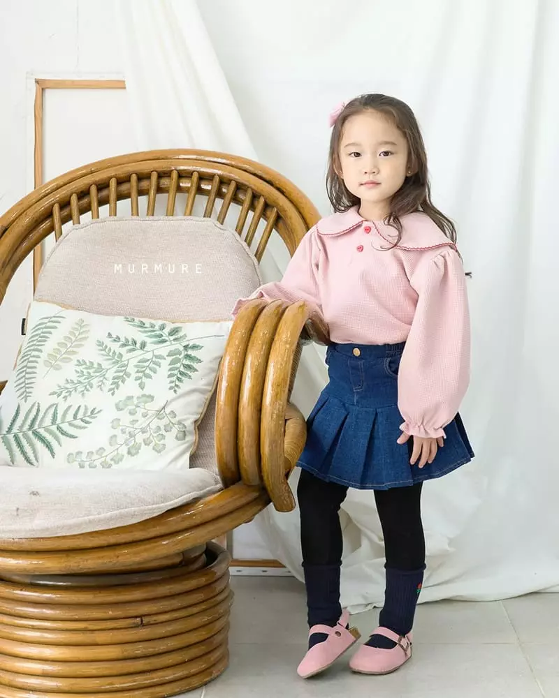 Murmure - Korean Children Fashion - #childrensboutique - Hanie Wrinkle Skirt Leggings - 12