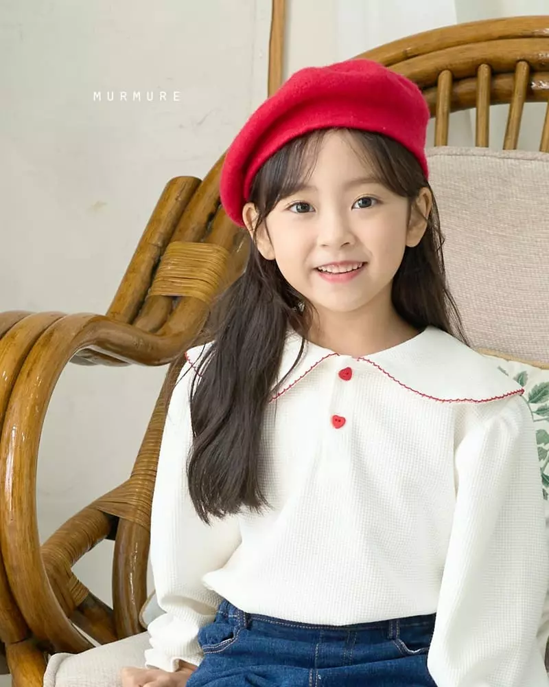 Murmure - Korean Children Fashion - #designkidswear - Mabel Collar Tee - 9