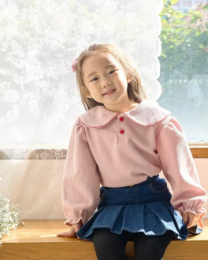 Murmure - Korean Children Fashion - #discoveringself - Mabel Collar Tee - 10