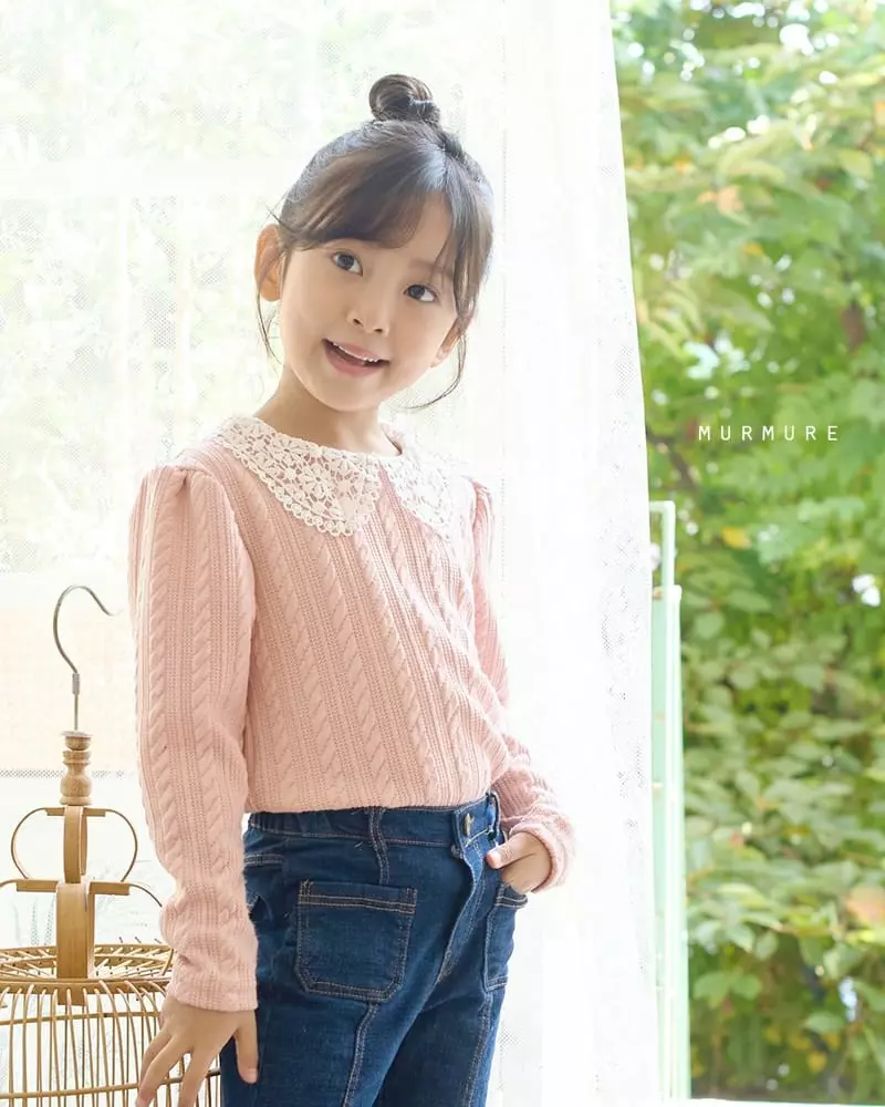 Murmure - Korean Children Fashion - #discoveringself - Mone Jacquard Tee - 9