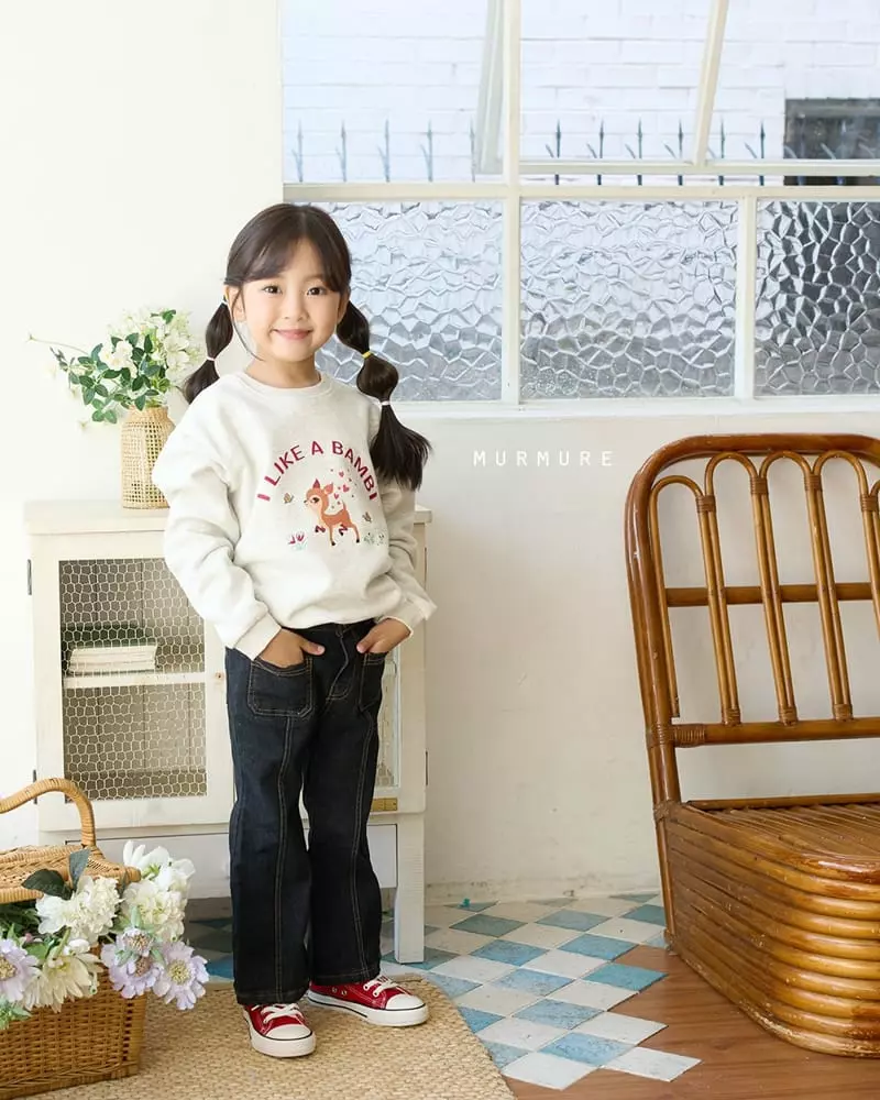 Murmure - Korean Children Fashion - #fashionkids - Fleece Pocket Jeans - 3