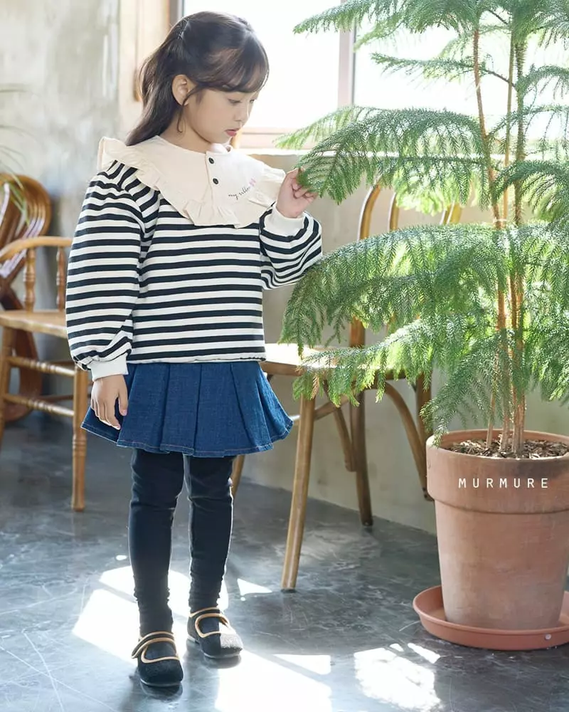 Murmure - Korean Children Fashion - #fashionkids - Hanie Wrinkle Skirt Leggings