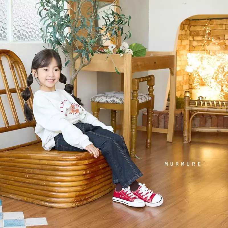 Murmure - Korean Children Fashion - #fashionkids - Fleece Pocket Jeans - 4