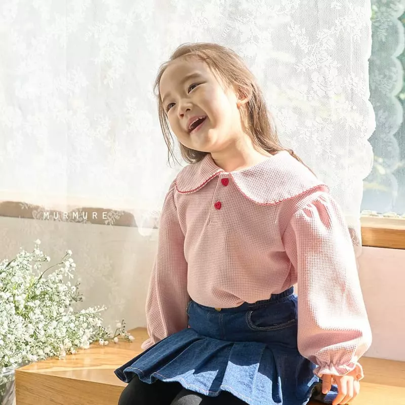 Murmure - Korean Children Fashion - #kidsshorts - Mabel Collar Tee - 12