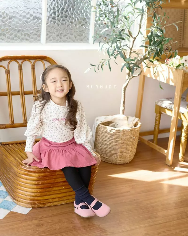 Murmure - Korean Children Fashion - #kidsshorts - Flow Waffle Tee - 9