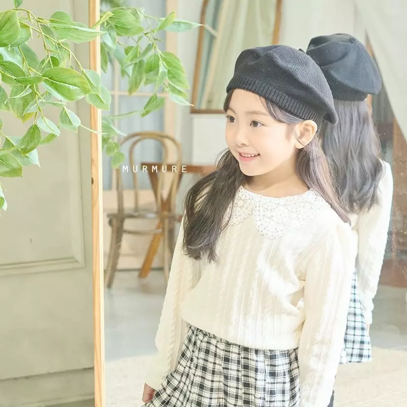 Murmure - Korean Children Fashion - #kidsstore - Mone Jacquard Tee - 12