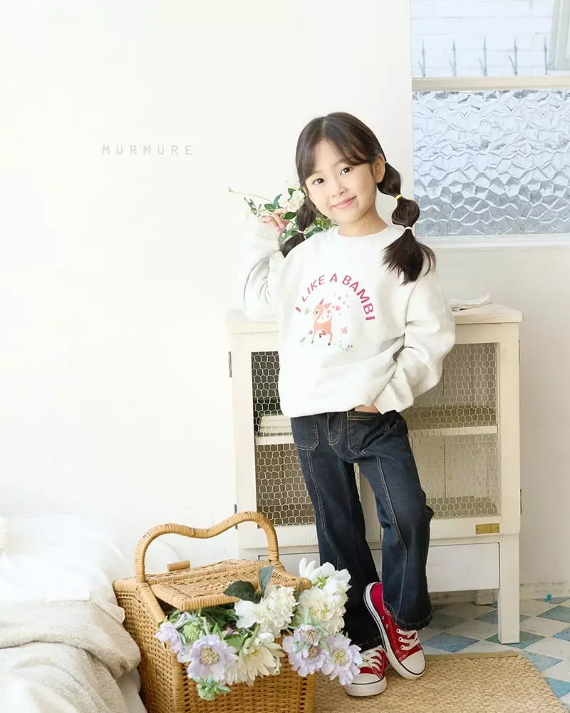 Murmure - Korean Children Fashion - #kidzfashiontrend - Fleece Pocket Jeans - 6