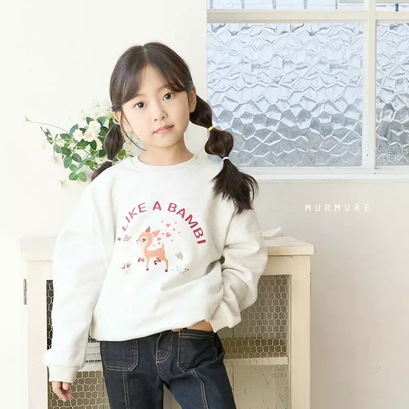 Murmure - Korean Children Fashion - #kidzfashiontrend - Bambi Sweatshirt - 2