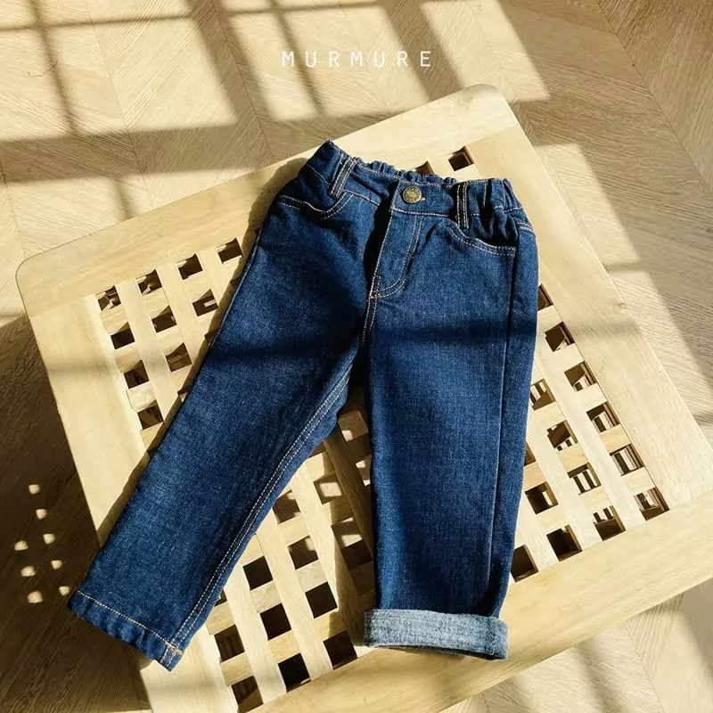 Murmure - Korean Children Fashion - #littlefashionista - Fleece Slim Jeans - 10