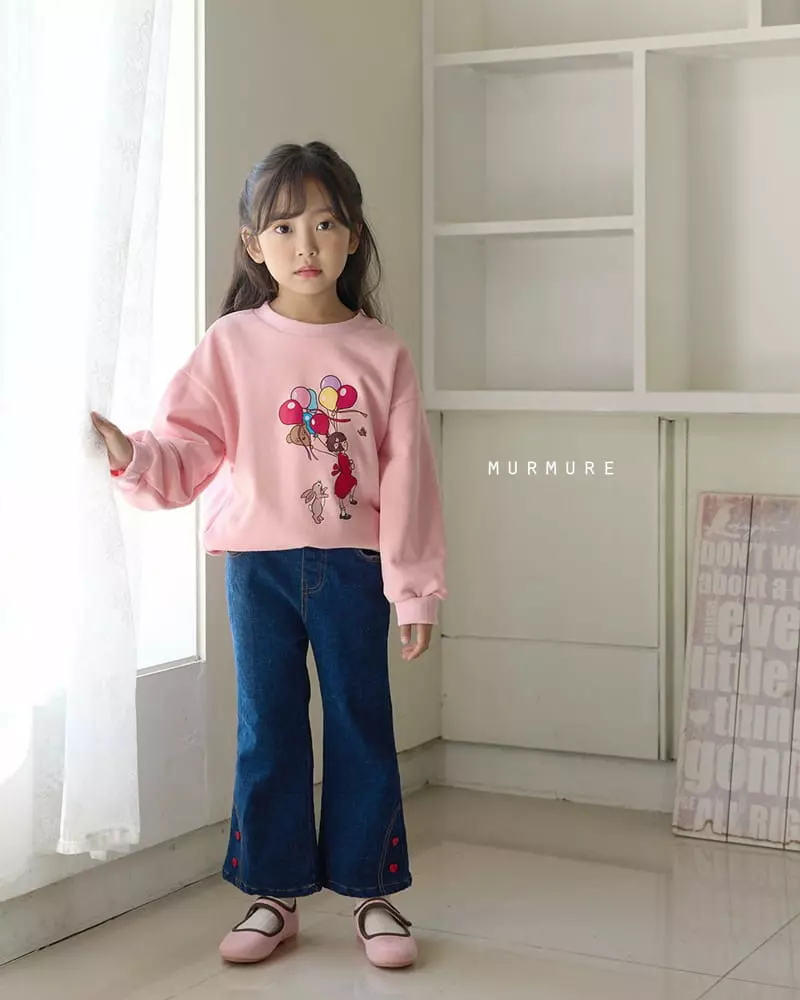Murmure - Korean Children Fashion - #littlefashionista - Line Bootscut Jeans - 9