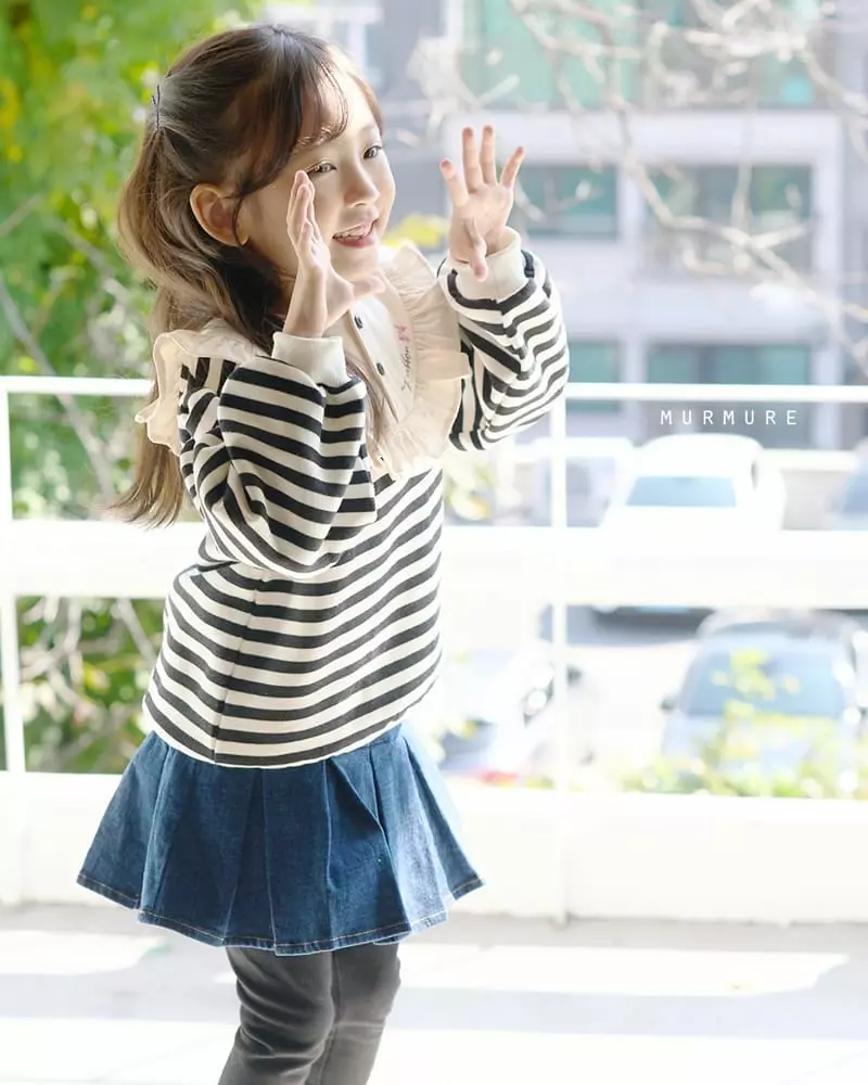 Murmure - Korean Children Fashion - #littlefashionista - Hanie Wrinkle Skirt Leggings - 6