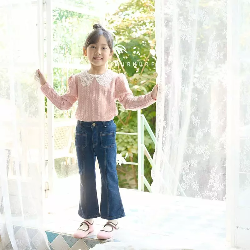 Murmure - Korean Children Fashion - #littlefashionista - Mone Jacquard Tee