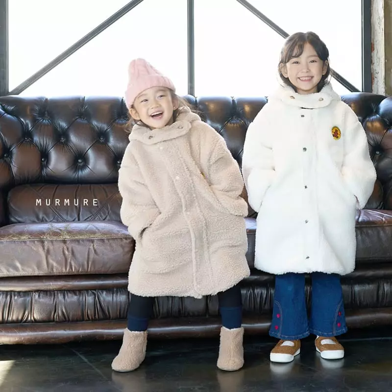 Murmure - Korean Children Fashion - #littlefashionista - Bear Fleece Fleece Jacket - 3