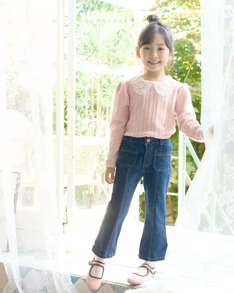 Murmure - Korean Children Fashion - #magicofchildhood - Fleece Pocket Jeans - 9