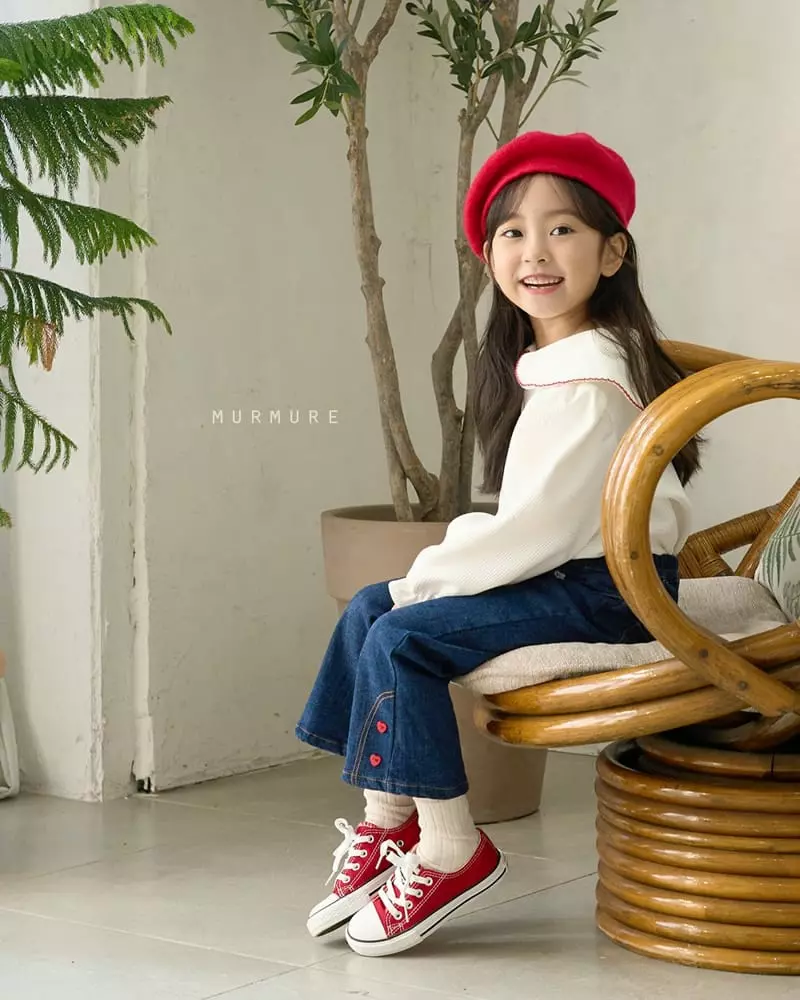 Murmure - Korean Children Fashion - #magicofchildhood - Mabel Collar Tee - 3