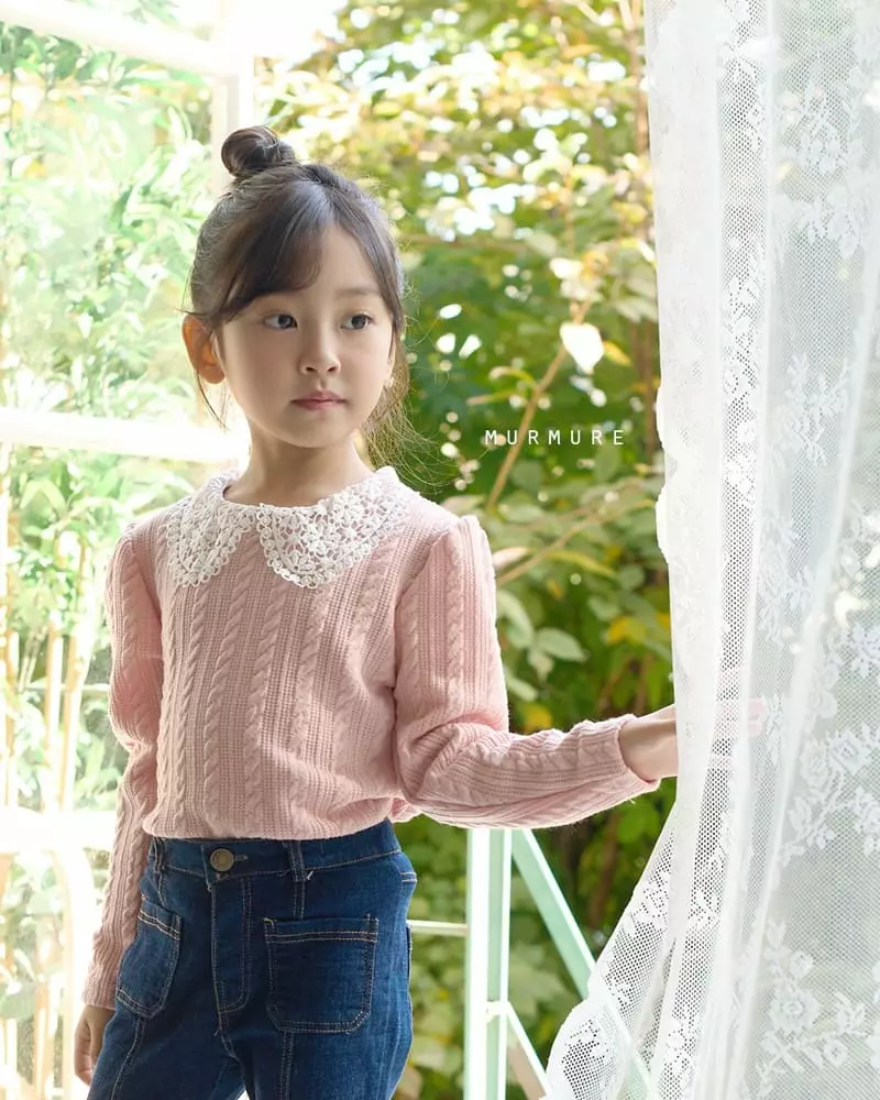 Murmure - Korean Children Fashion - #magicofchildhood - Mone Jacquard Tee - 2