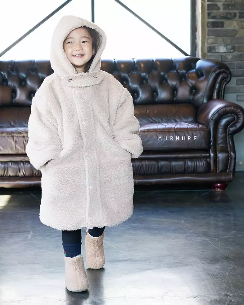 Murmure - Korean Children Fashion - #littlefashionista - Bear Fleece Fleece Jacket - 4
