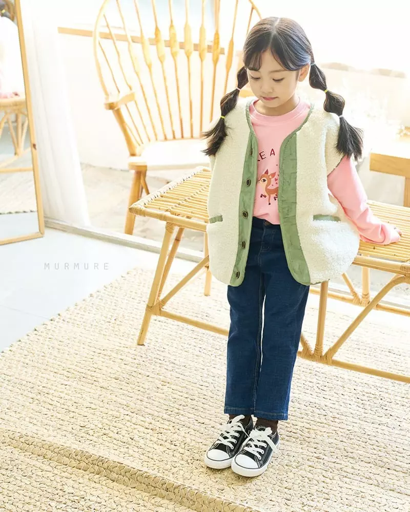 Murmure - Korean Children Fashion - #minifashionista - Reversible Color Vest - 3