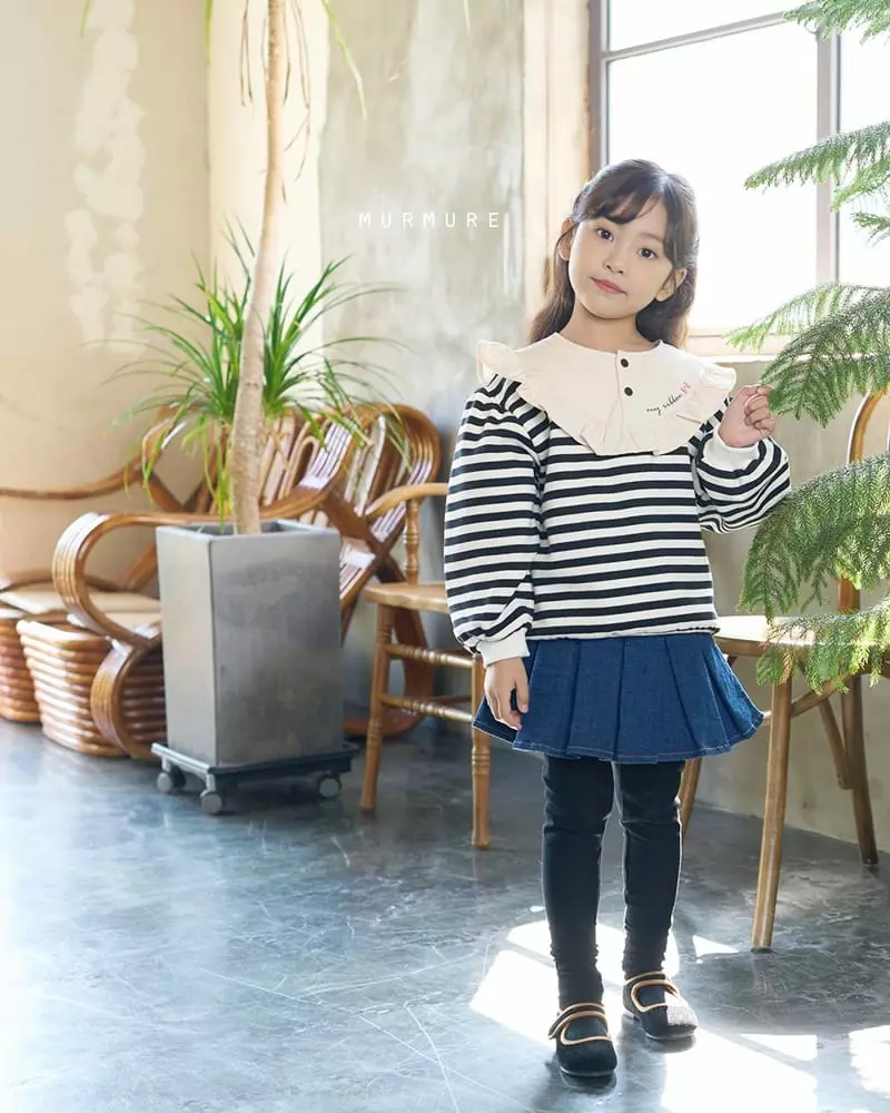 Murmure - Korean Children Fashion - #minifashionista - Hanie Wrinkle Skirt Leggings - 8