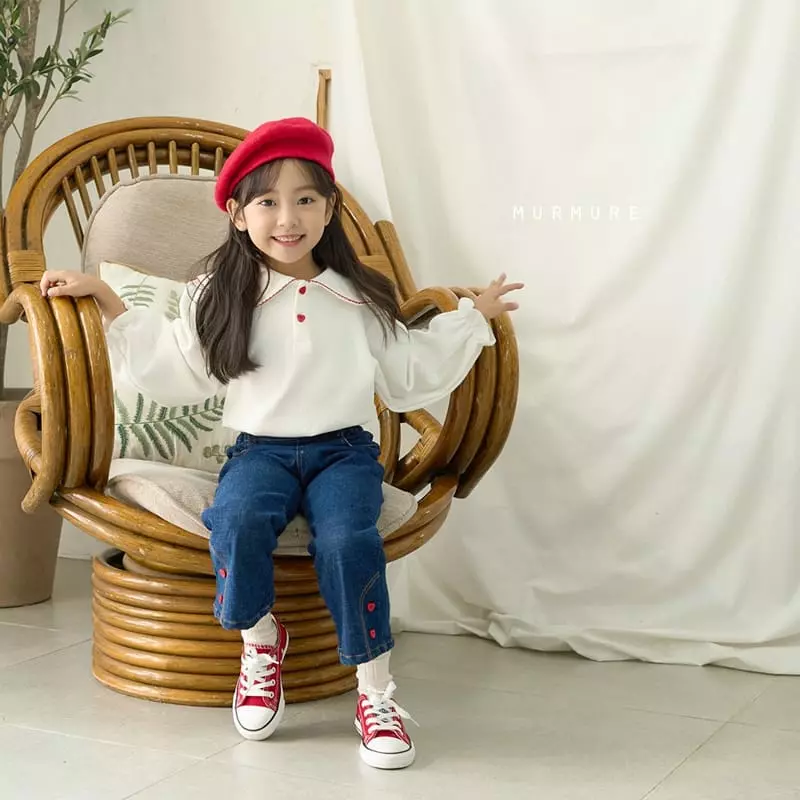 Murmure - Korean Children Fashion - #magicofchildhood - Mabel Collar Tee - 4