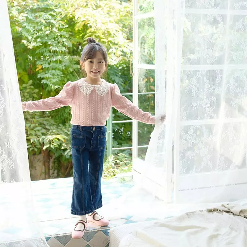 Murmure - Korean Children Fashion - #minifashionista - Mone Jacquard Tee - 3