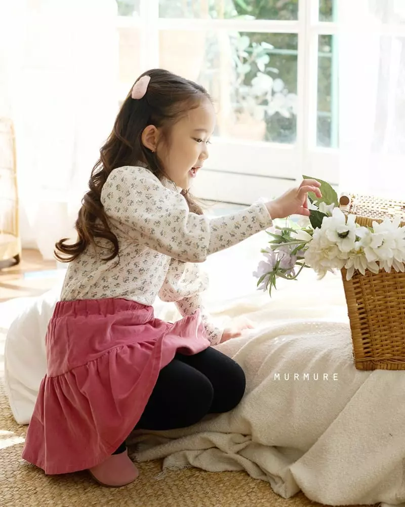 Murmure - Korean Children Fashion - #minifashionista - Flow Waffle Tee