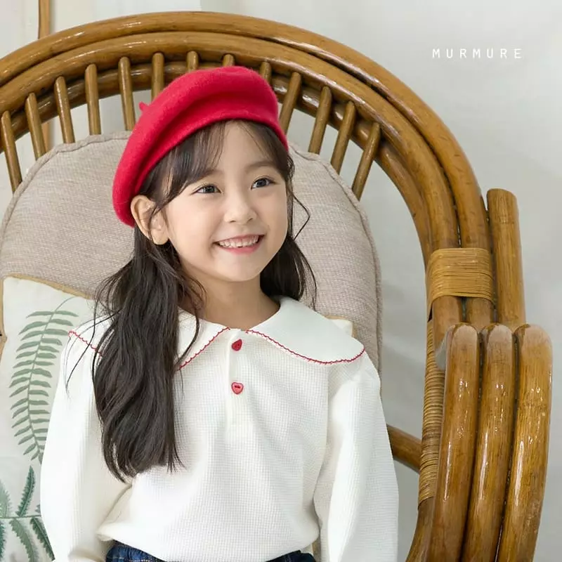 Murmure - Korean Children Fashion - #prettylittlegirls - Mabel Collar Tee - 5
