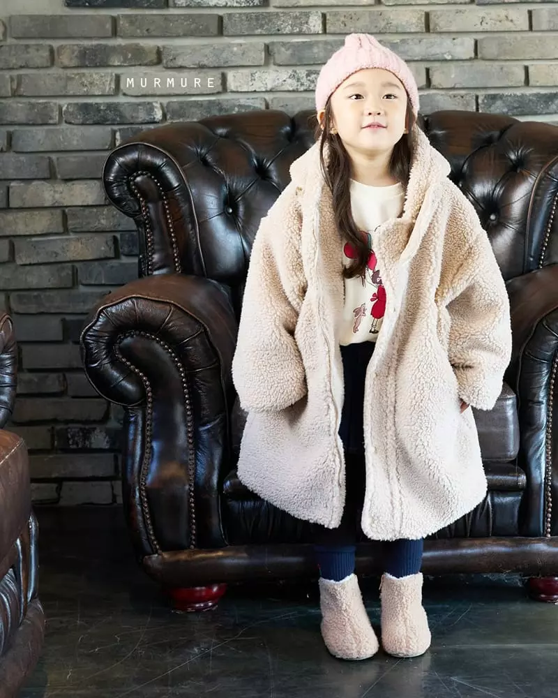 Murmure - Korean Children Fashion - #prettylittlegirls - Bear Fleece Fleece Jacket - 6